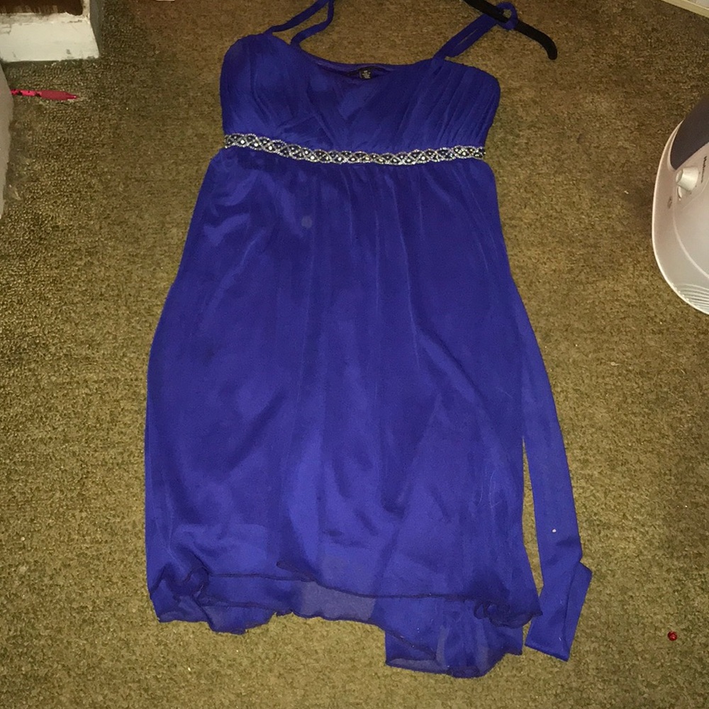 Purple prom dress